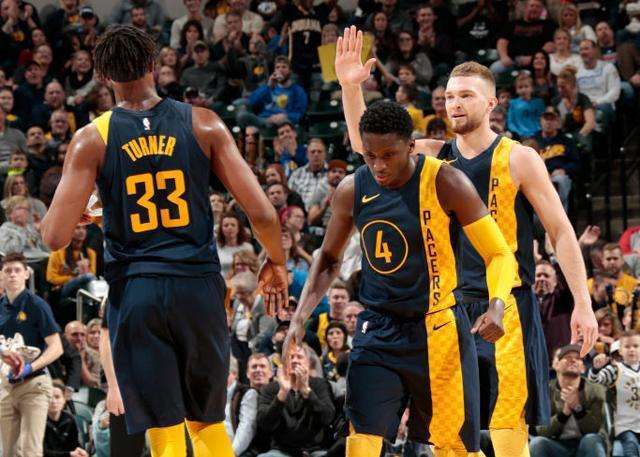 步行者击败老鹰，萨博尼斯贡献24分